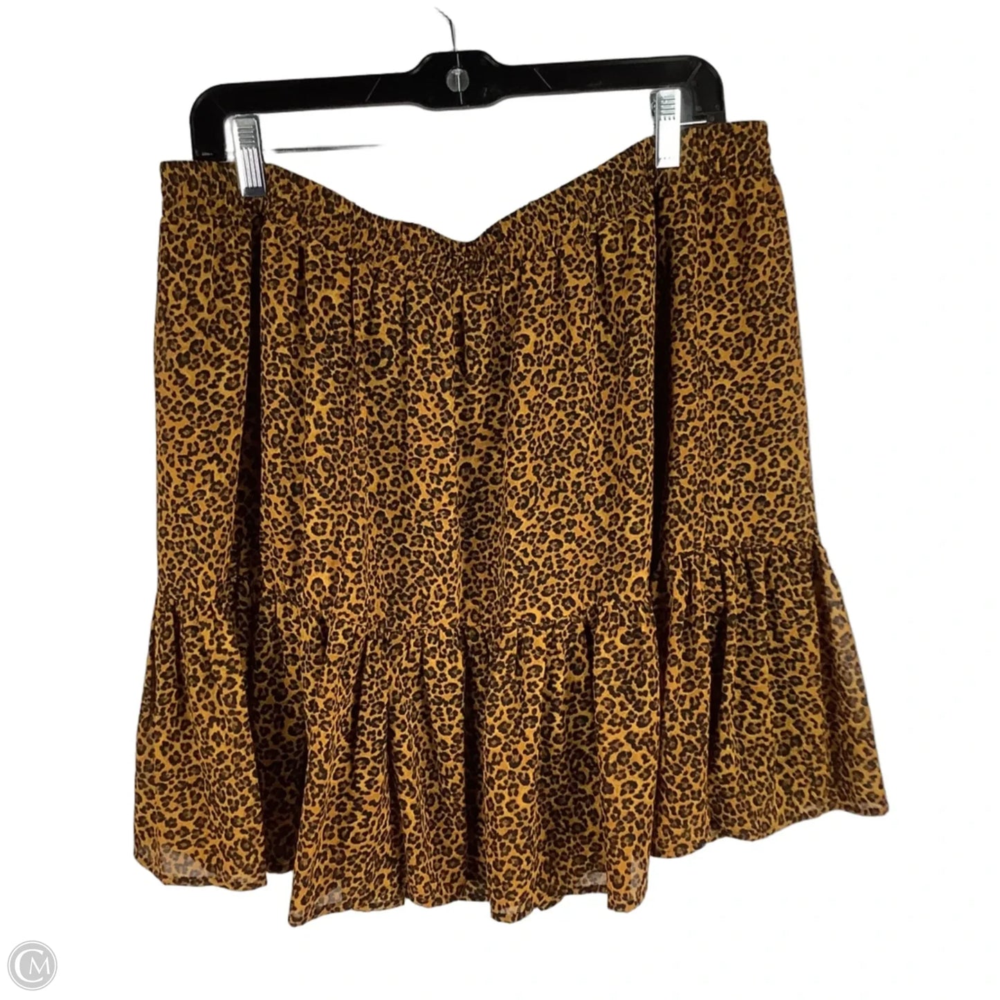 Skirt Designer By Michael Kors In Animal Print, Size: Xl
