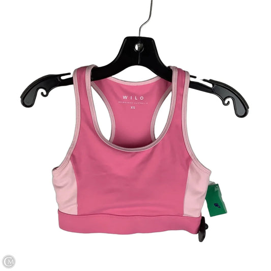 Athletic Bra By Wilo In Pink, Size: Xs