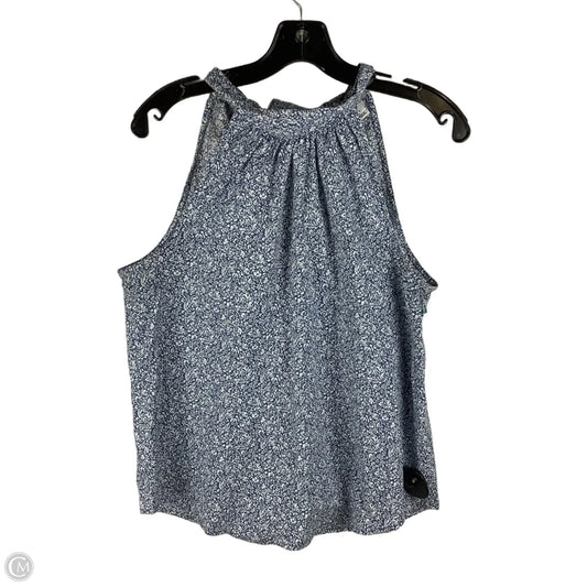 Top Sleeveless By J. Crew In Blue, Size: 2