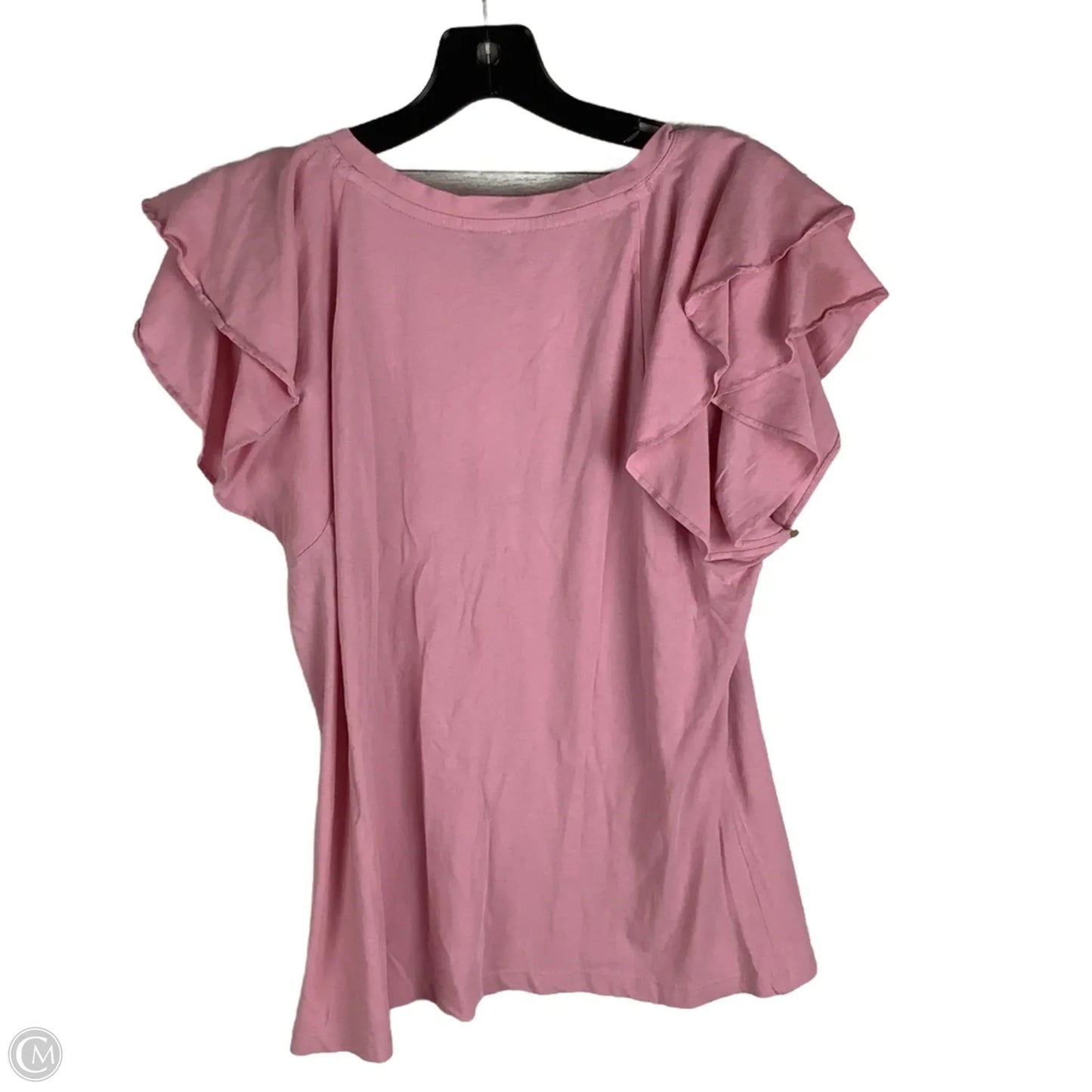 Top Short Sleeve By Maeve In Pink, Size: Xl