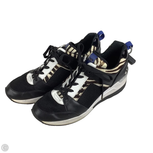 Shoes Designer By Michael Kors In Zebra Print, Size: 9