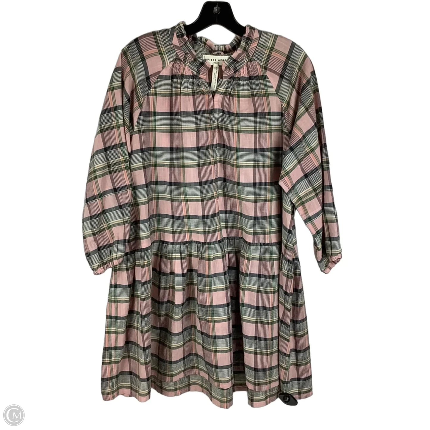 Dress Casual Short By Cmc In Plaid Pattern, Size: S