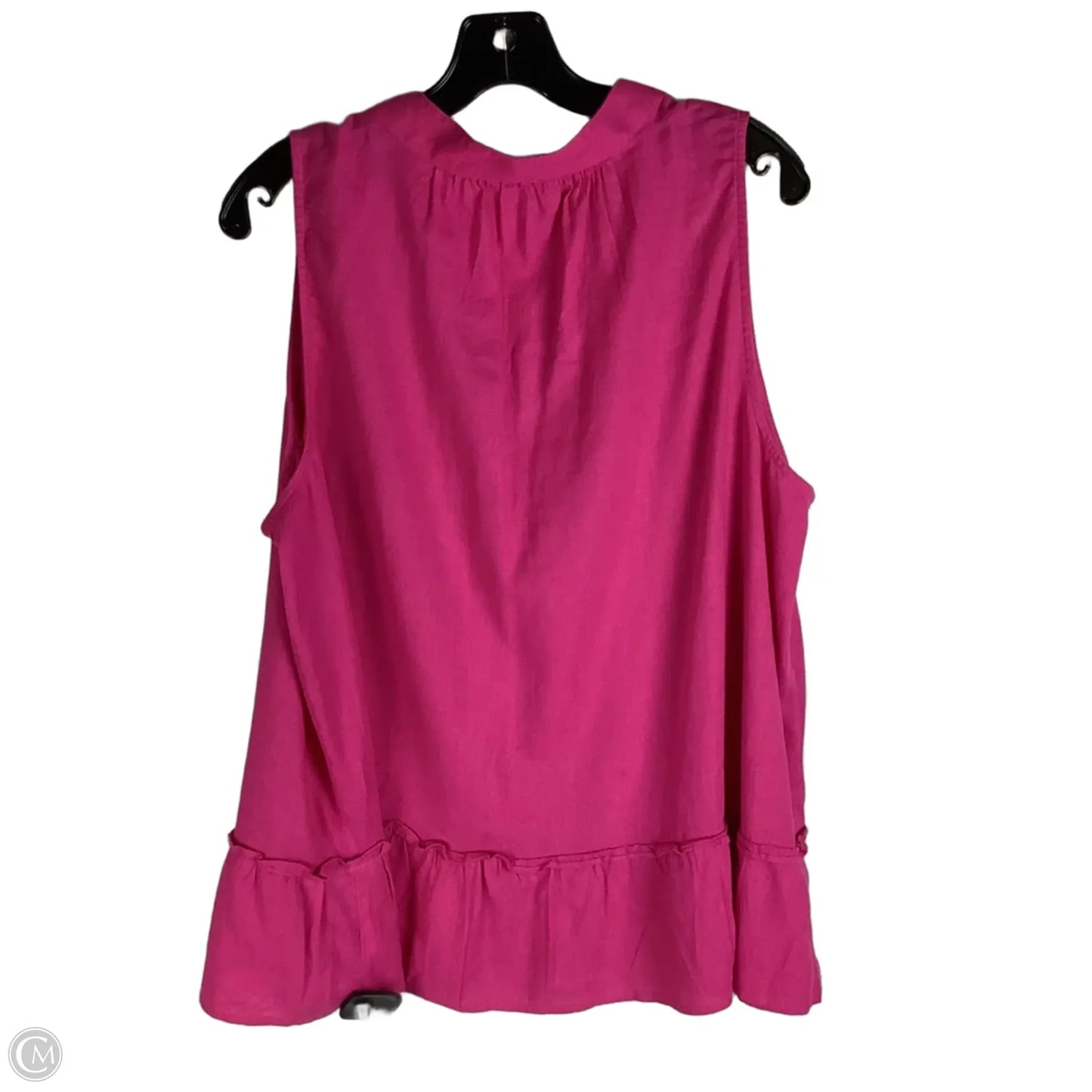 Top Sleeveless By Crown And Ivy In Pink, Size: Xl