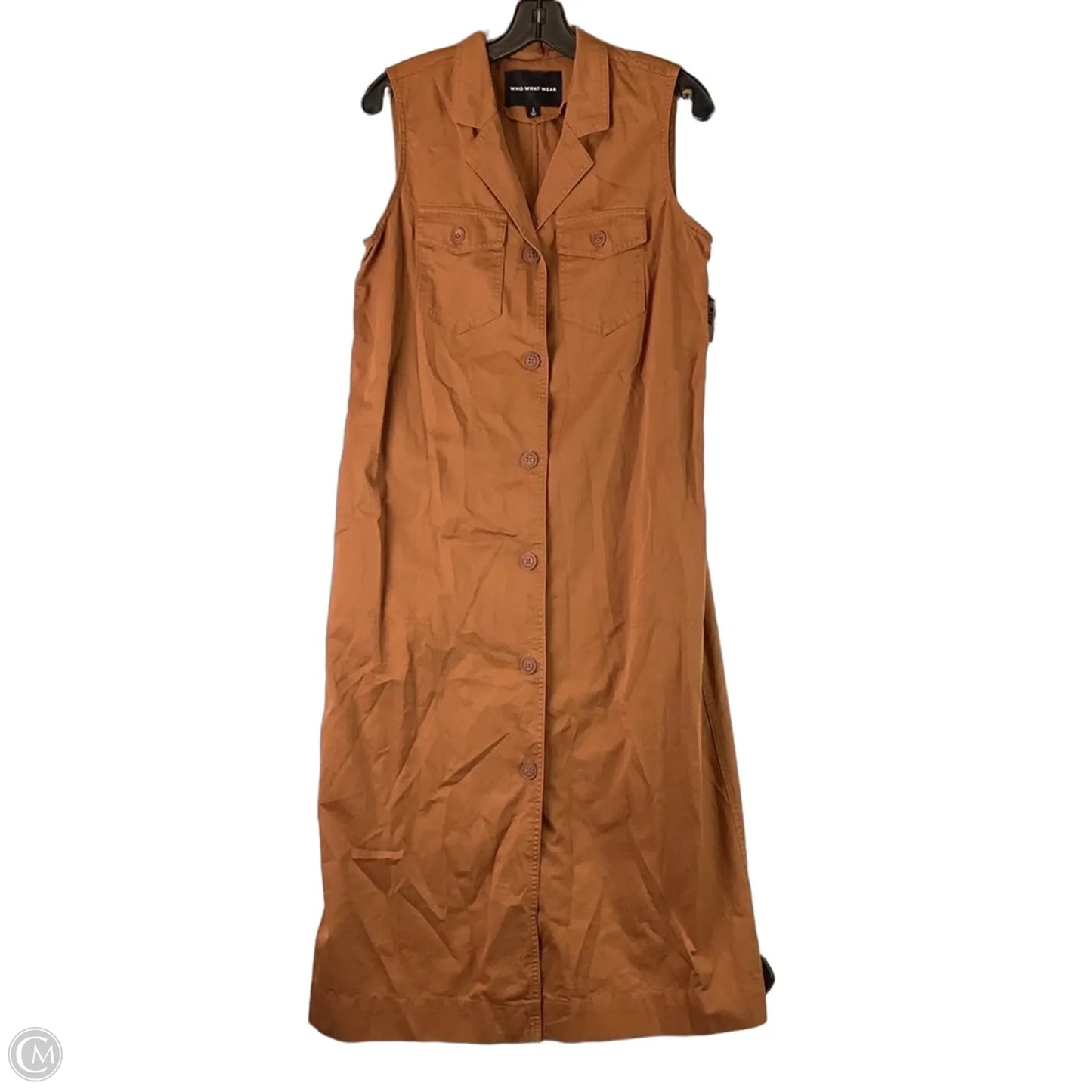Dress Casual Maxi By Who What Wear In Orange, Size: S