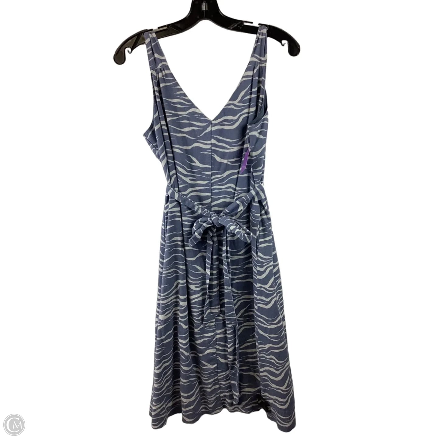 Dress Casual Midi By Gap In Blue, Size: M