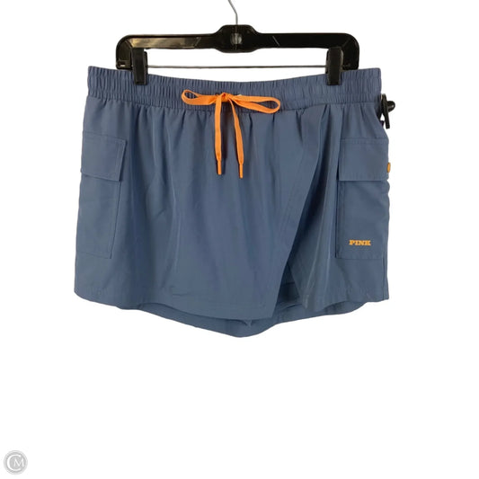 Athletic Skort By Pink In Blue, Size: Xl