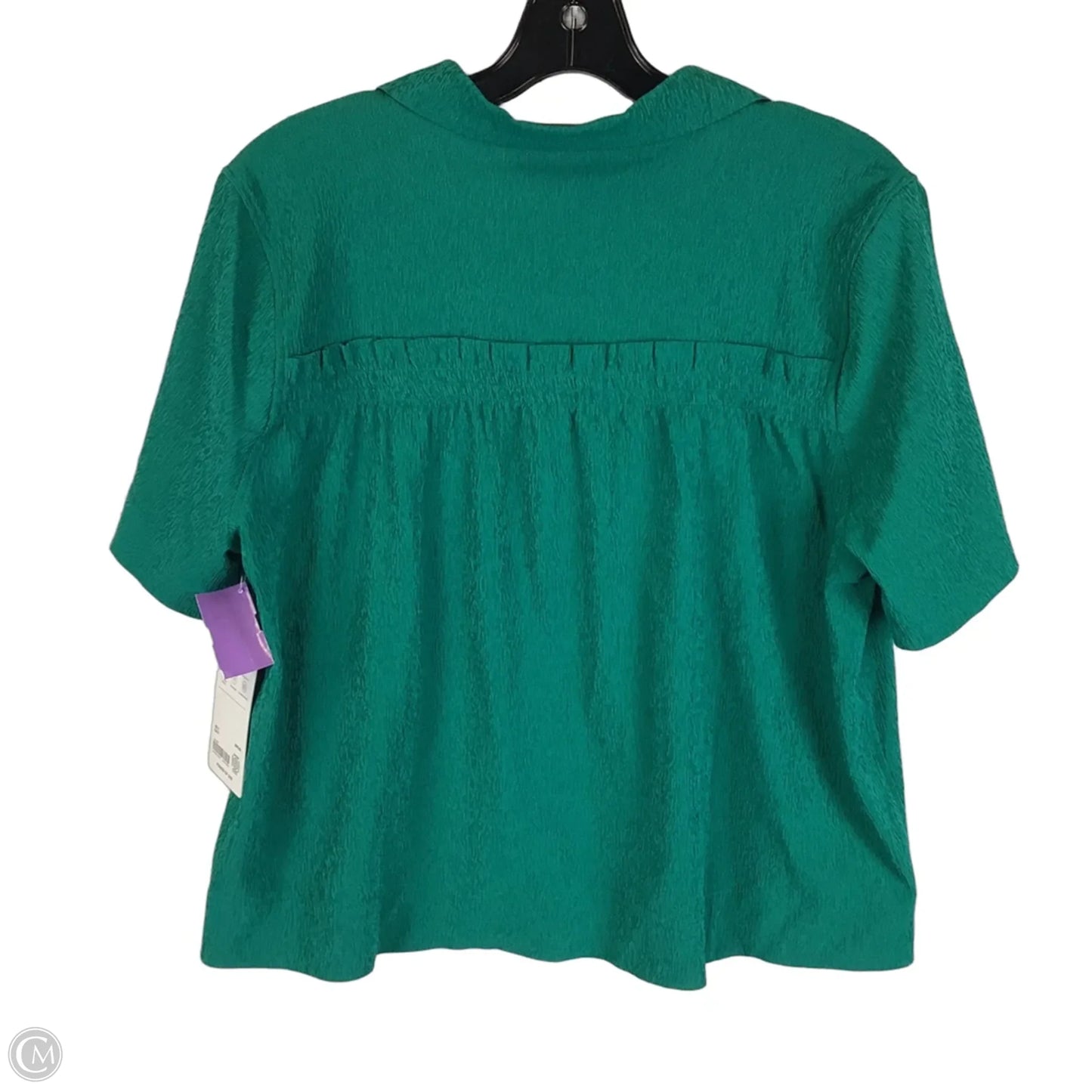 Top Short Sleeve By Athleta In Green, Size: M