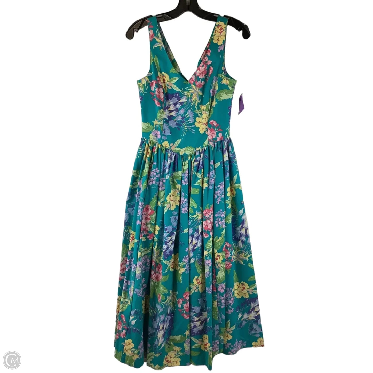 Dress Casual Maxi By Cmc In Floral Print, Size: 8