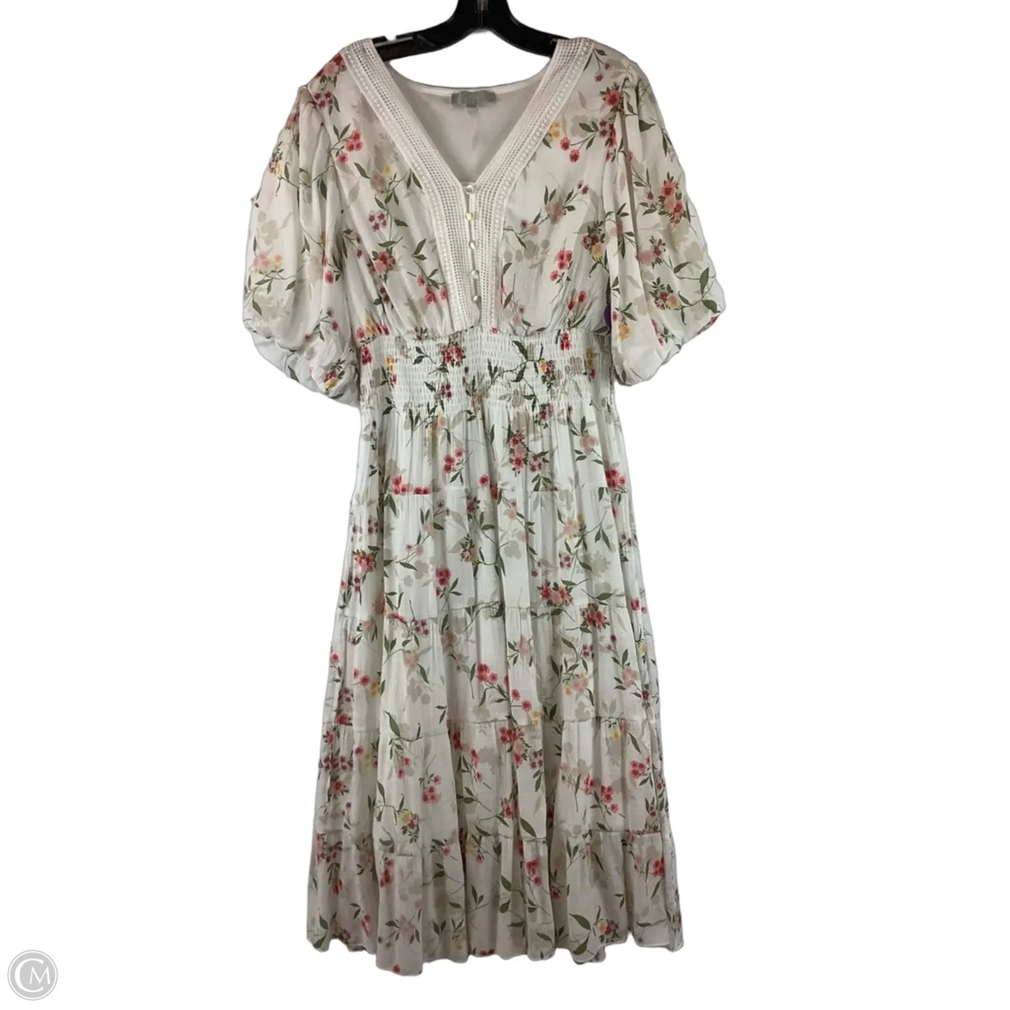 Dress Casual Maxi By Cmc In Floral Print, Size: 1x