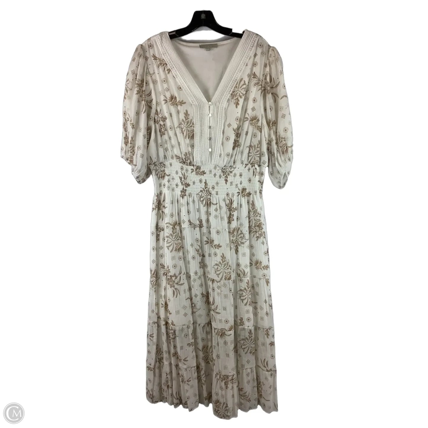 Dress Casual Maxi By Cmc In Floral Print, Size: 2x