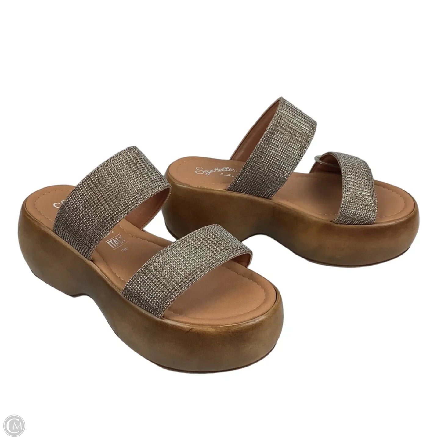 Sandals Heels Platform By Seychelles In Gold, Size: 6.5