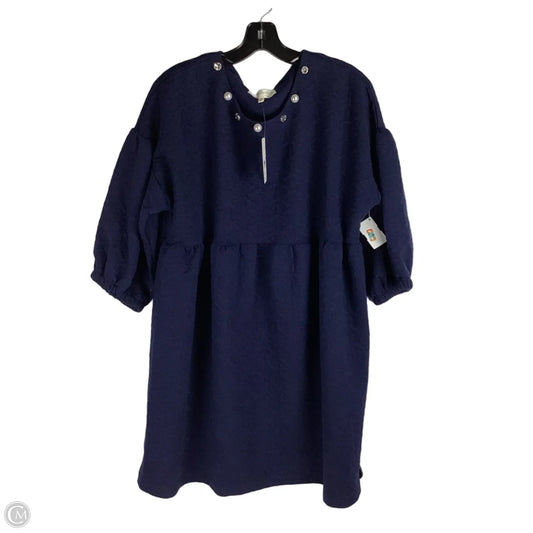 Dress Casual Short By Simply Southern In Navy, Size: L