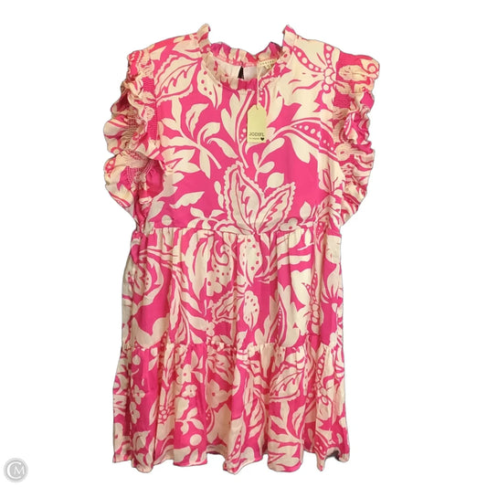 Dress Casual Short By Jodifl In Pink, Size: M
