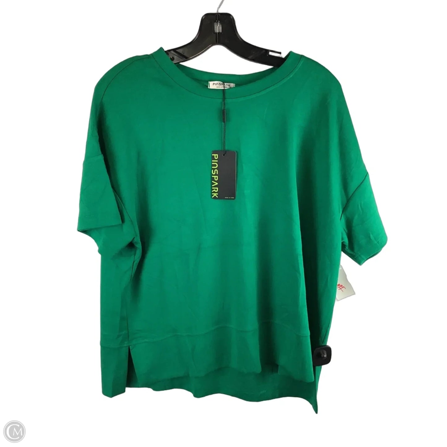 Top Short Sleeve By Cmc In Green, Size: Xl