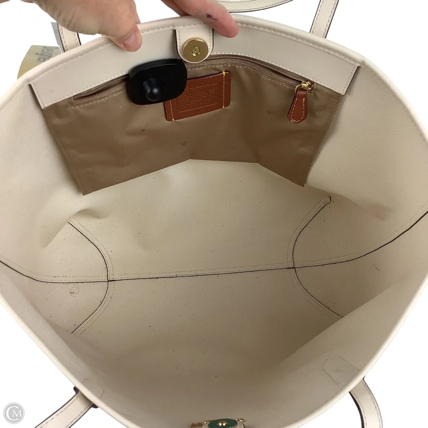Handbag Designer By Coach, Size: Large