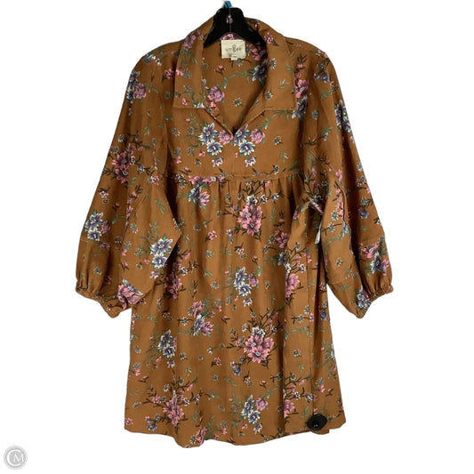 Dress Casual Short By Umgee In Floral Print, Size: M