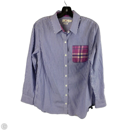Top Long Sleeve By Vineyard Vines In Purple, Size: 6