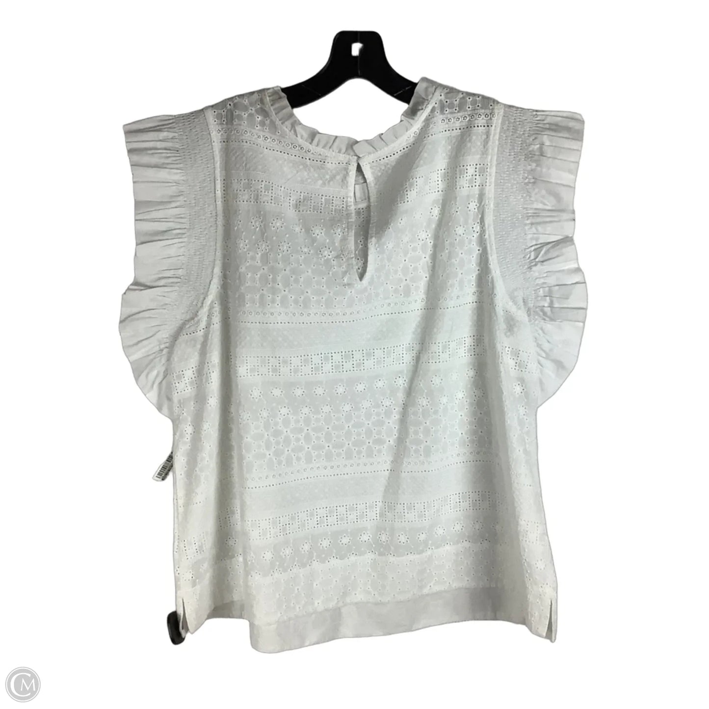 Top Short Sleeve By English Factory In White, Size: 1x