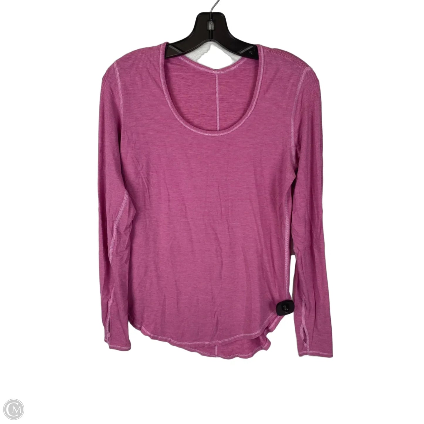 Top Long Sleeve By Lululemon In Pink, Size: 6