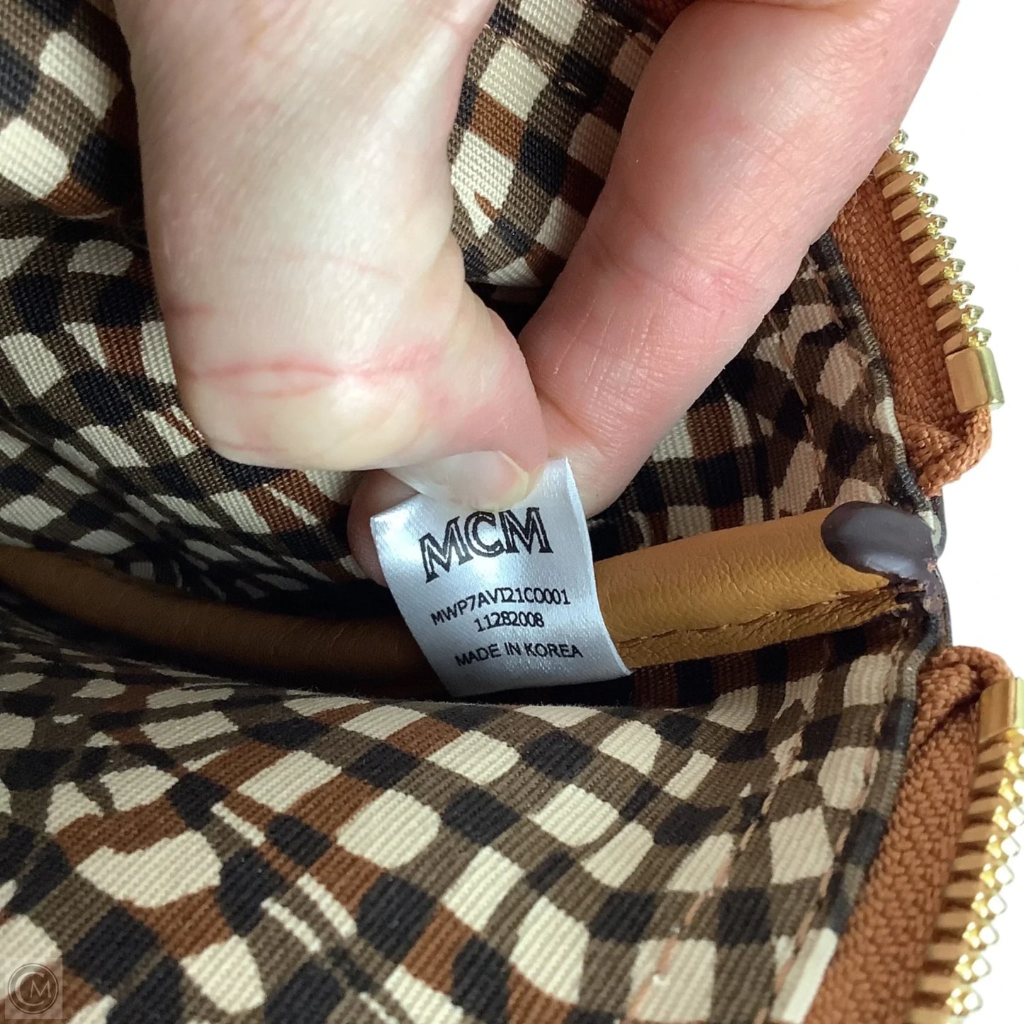 Wristlet Luxury Designer By Mcm, Size: Medium