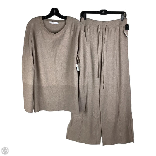 Sweater 2pc By Anrabess In Tan, Size: Xl