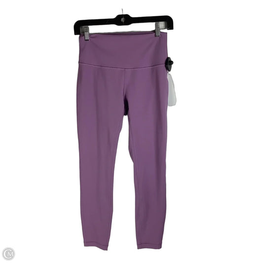 Athletic Leggings By Lululemon In Purple, Size: 6