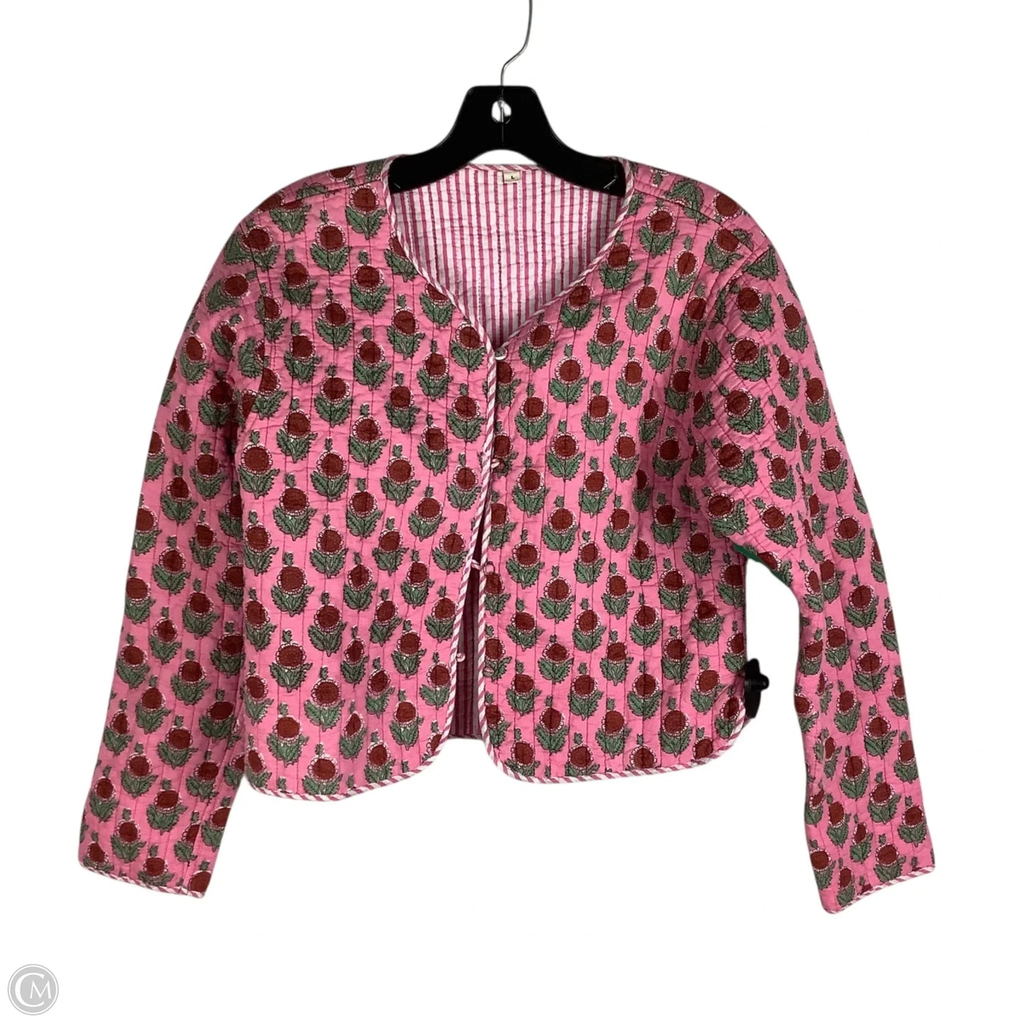 Jacket Other By Clothes Mentor In Pink, Size: L