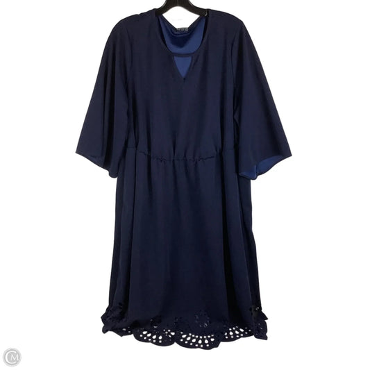 Dress Casual Short By Clothes Mentor In Navy, Size: 22/24