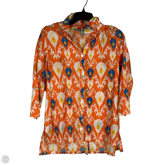 Blouse Long Sleeve By Cma In Multi-colored, Size: S