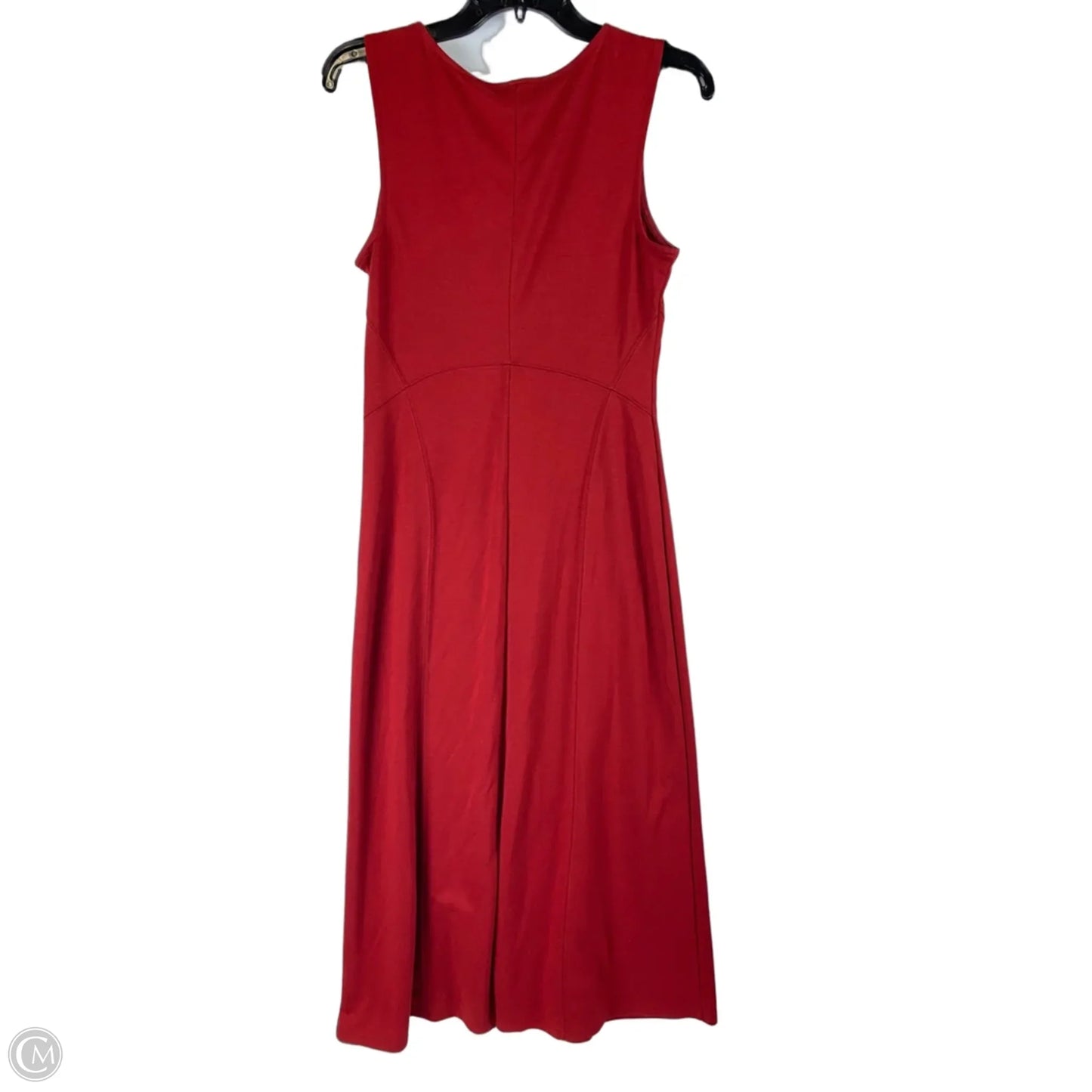 Dress Casual Midi By A New Day In Red, Size: S