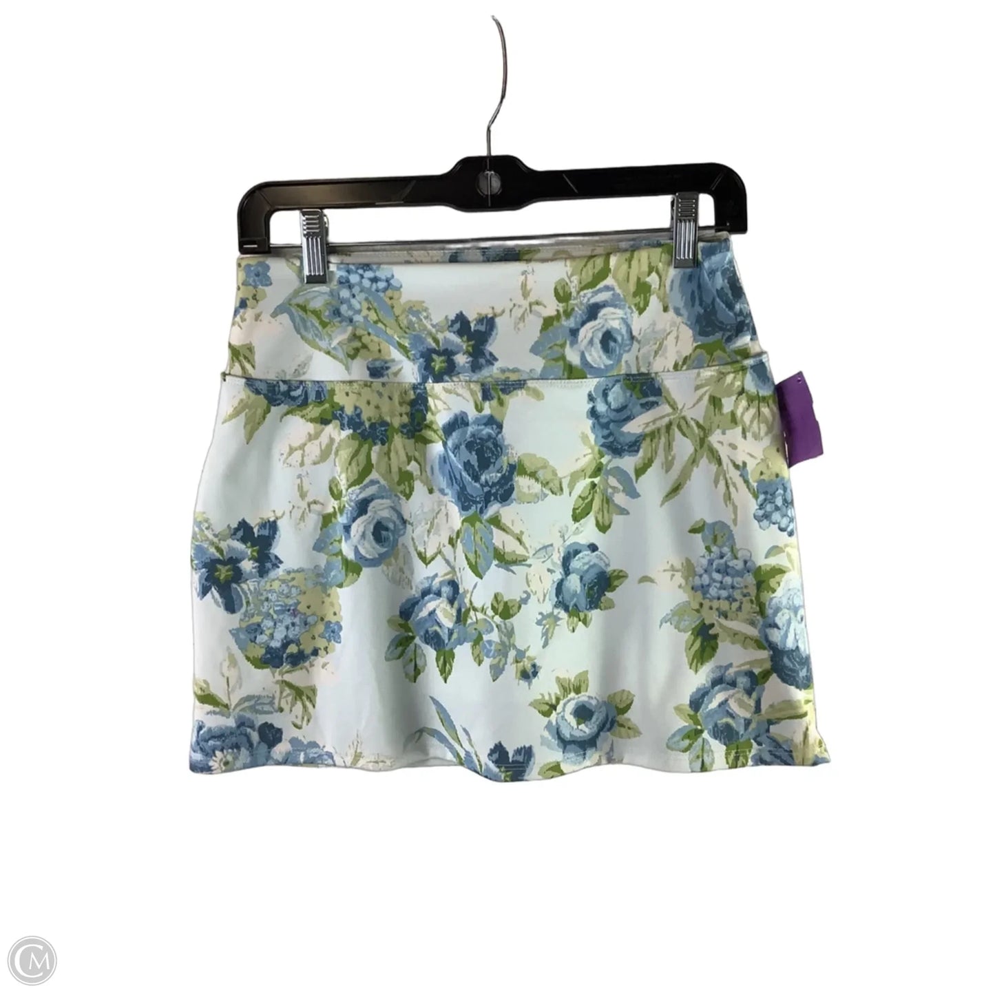 Athletic Skort By Laura Ashley In Blue & Green, Size: S