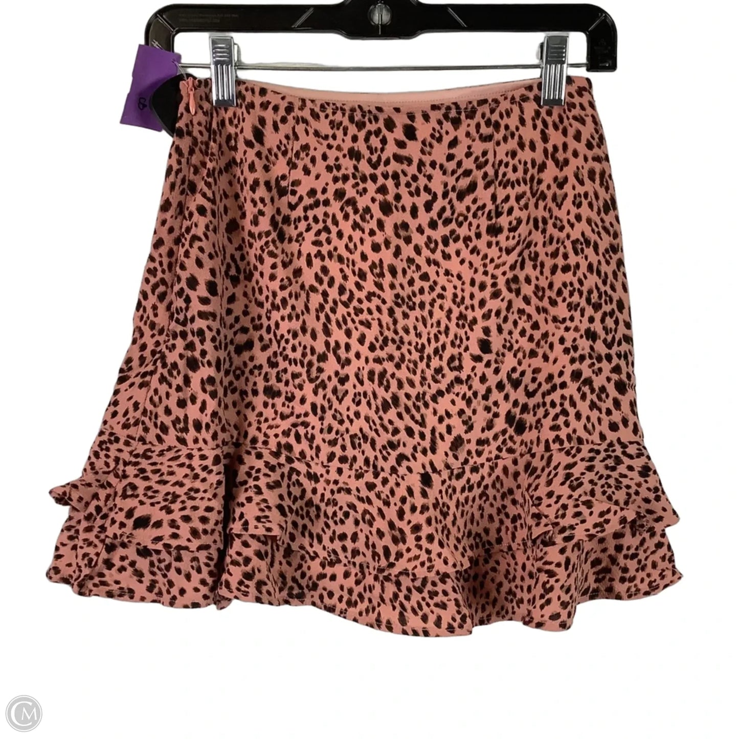 Skirt Mini & Short By Mi Ami In Leopard Print, Size: Xs