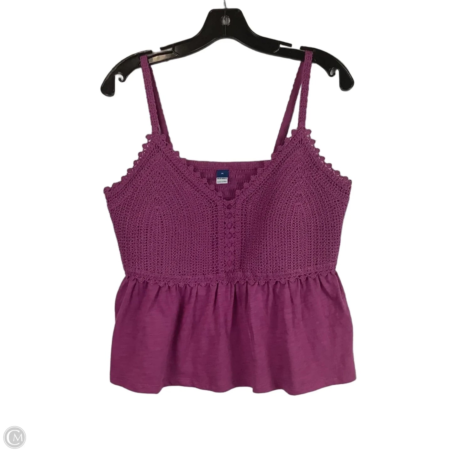 Top Sleeveless By Old Navy In Purple, Size: M
