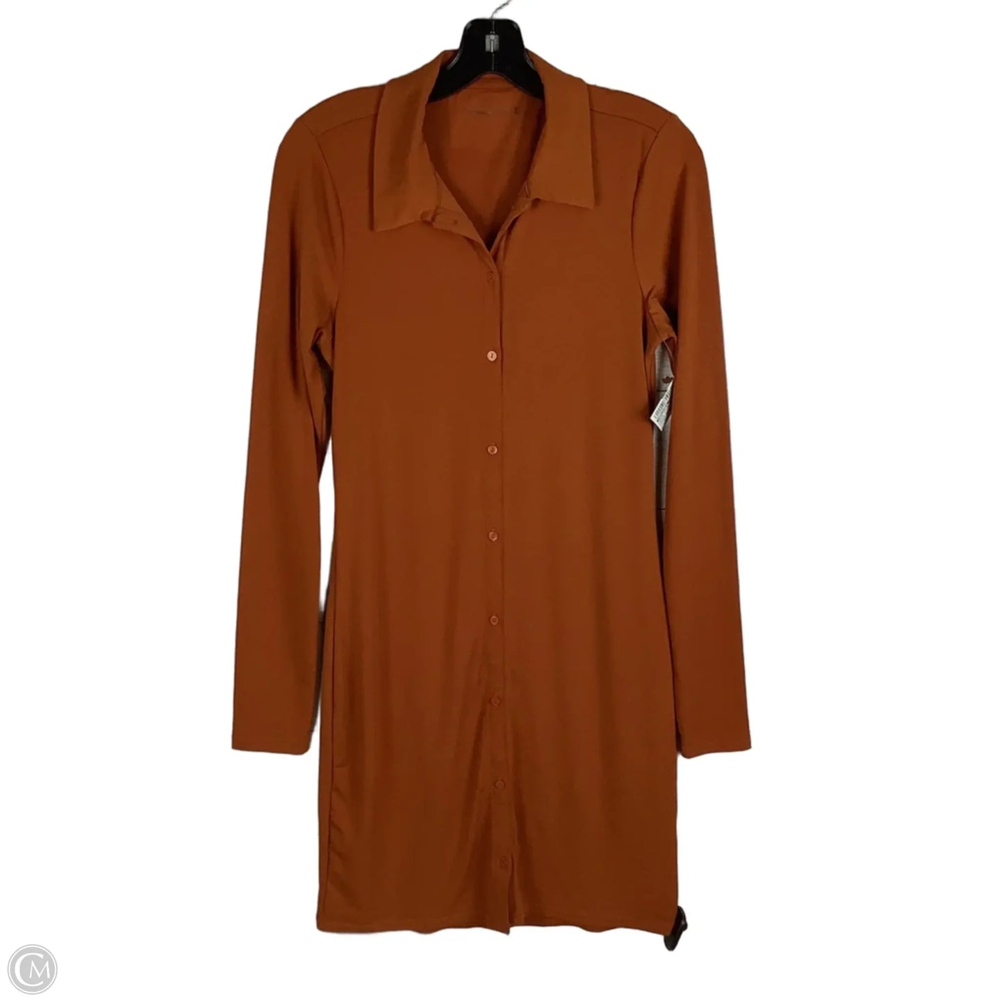 Dress Casual Short By Abercrombie And Fitch In Orange, Size: M Tall