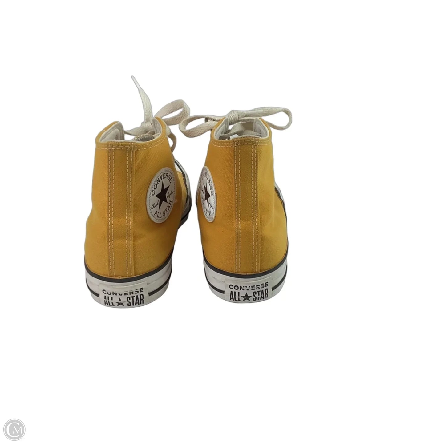 Shoes Sneakers By Converse In White & Yellow, Size: 7