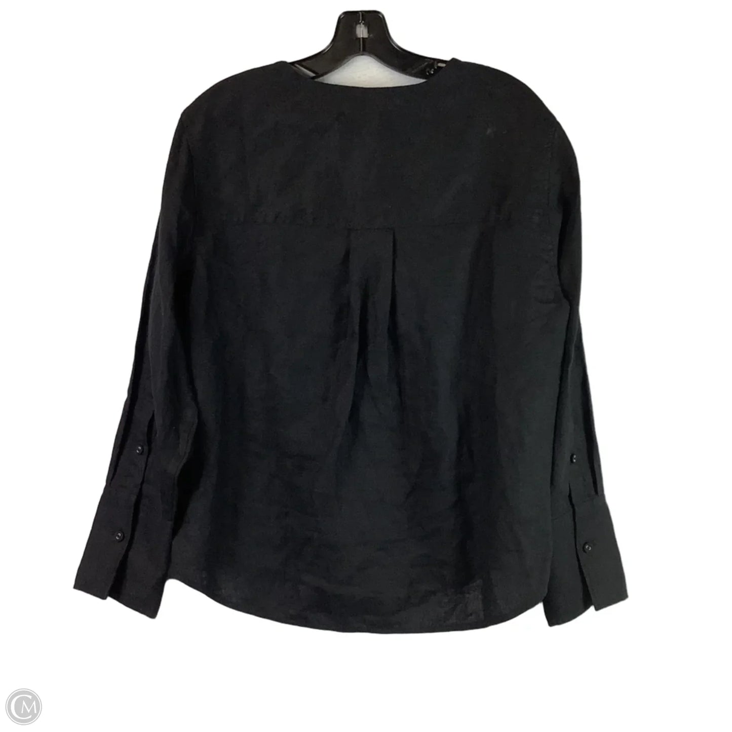 Top Long Sleeve By Everlane In Black, Size: 8
