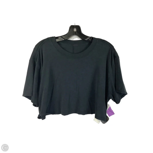 Athletic Top Short Sleeve By Lululemon In Black
