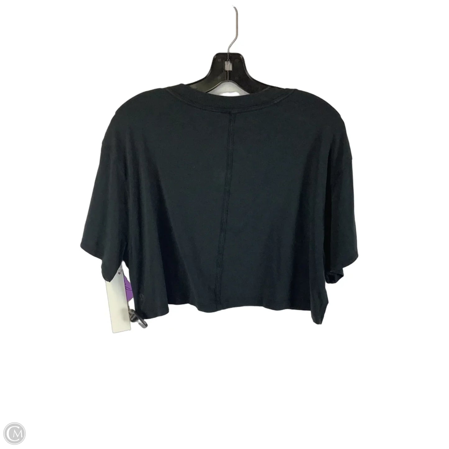 Athletic Top Short Sleeve By Lululemon In Black