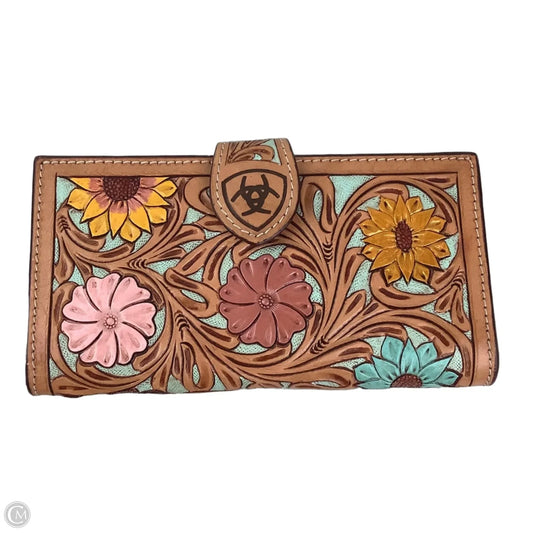 Wallet Leather By Ariat, Size: Medium
