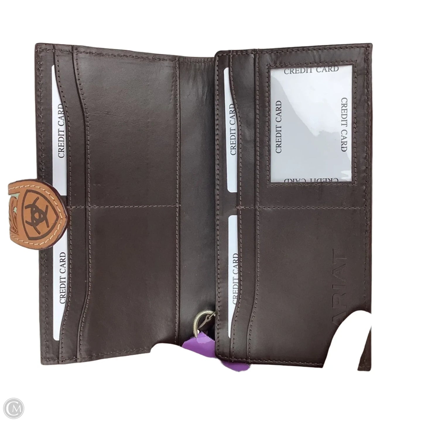 Wallet Leather By Ariat, Size: Medium