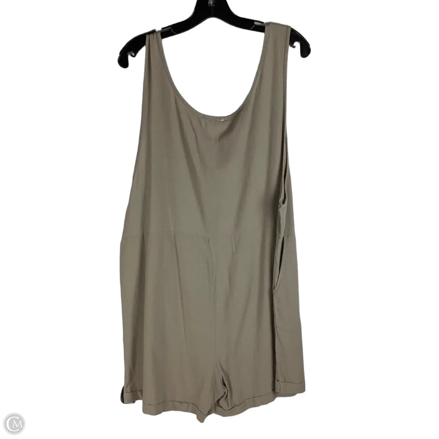Romper By Zenana In Beige, Size: L