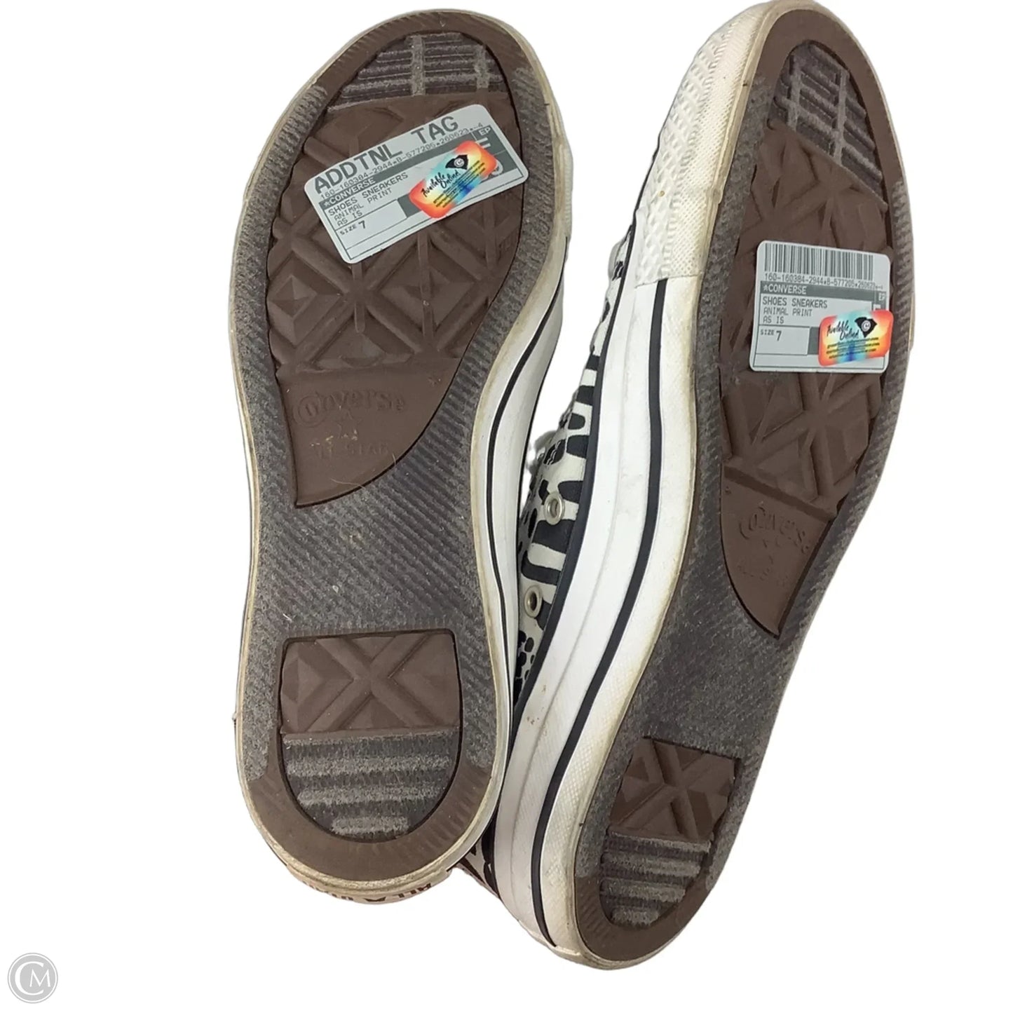 Shoes Sneakers By Converse In Animal Print, Size: 7