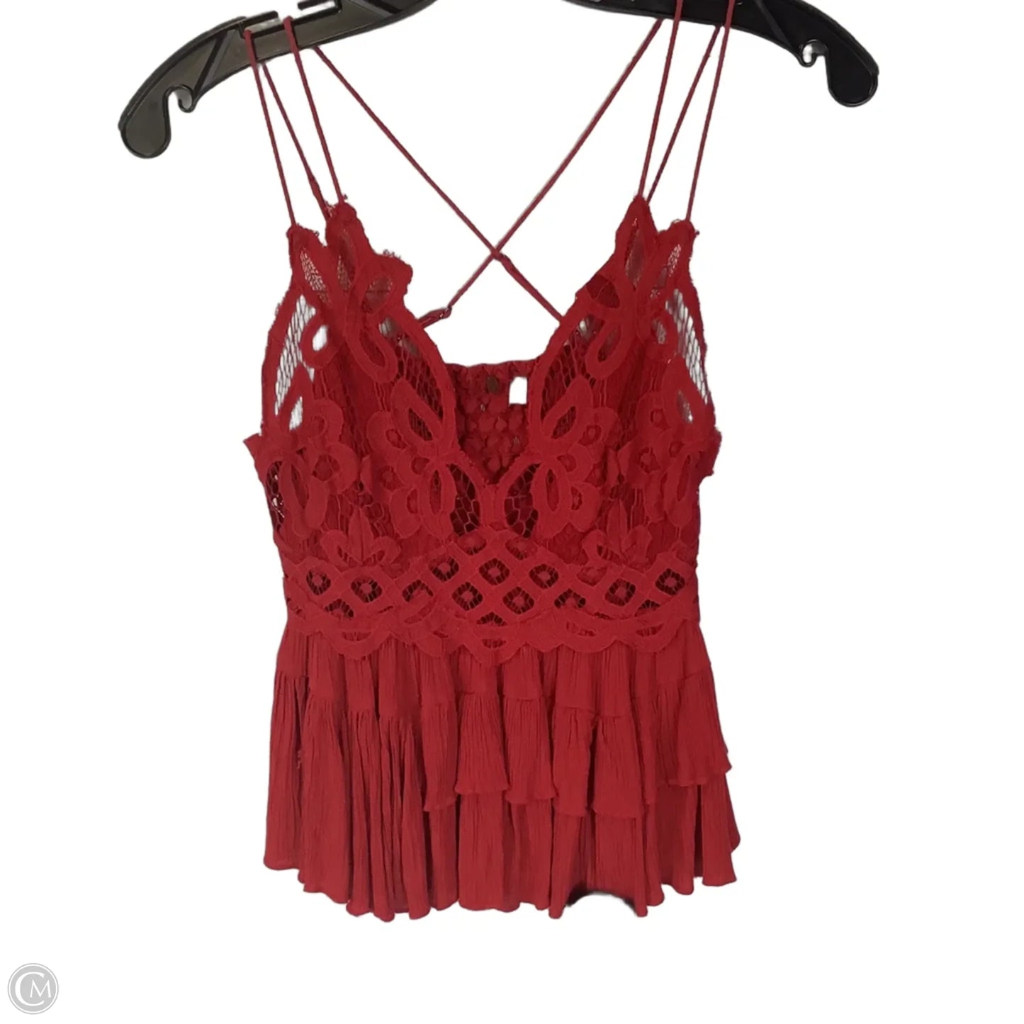 Top Sleeveless By Free People In Red, Size: Xs