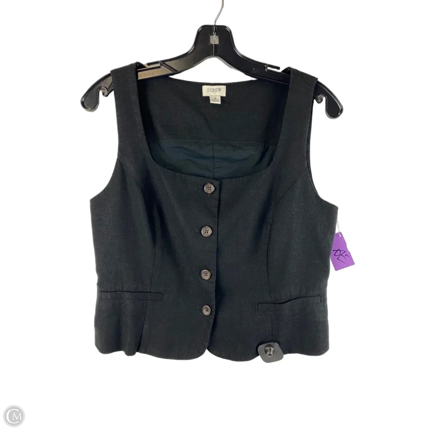 Vest Other By J. Crew In Black, Size: 6