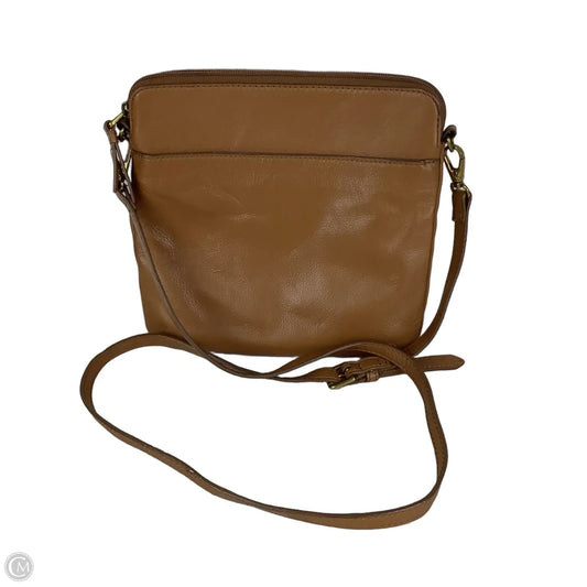 Crossbody Leather By Fossil, Size: Medium