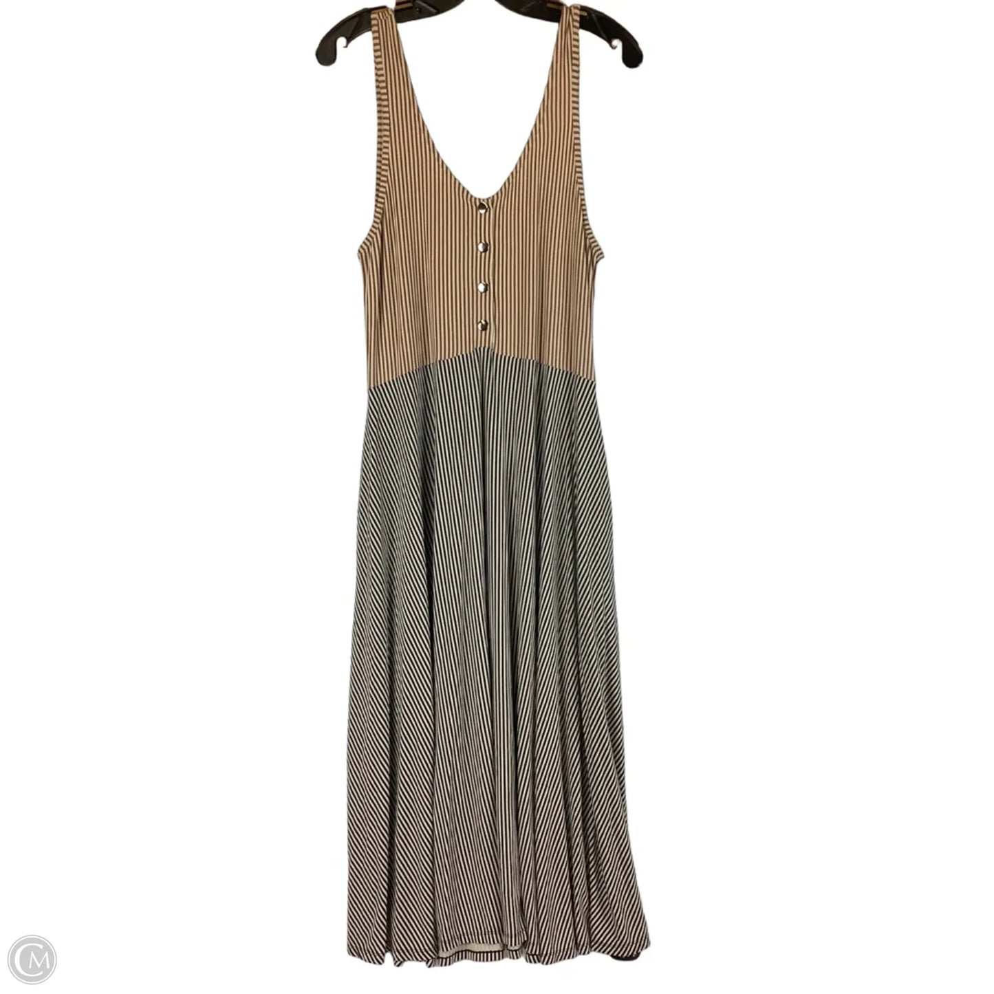 Dress Casual Midi By Cma In Striped Pattern, Size: Xl