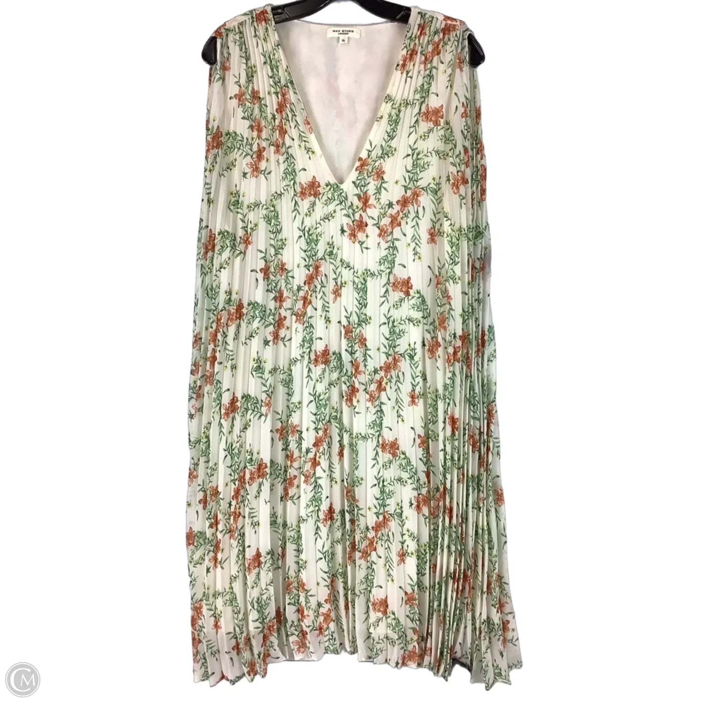 Dress Casual Short By Max Studio In Floral Print, Size: Xl