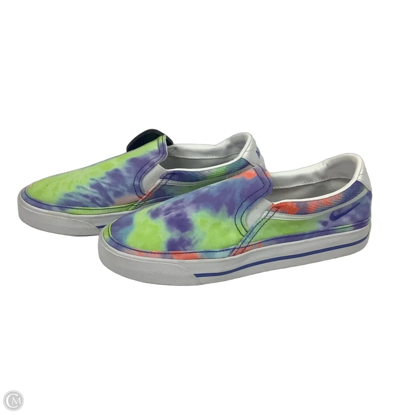 Shoes Flats By Nike In Tie Dye Print, Size: 7