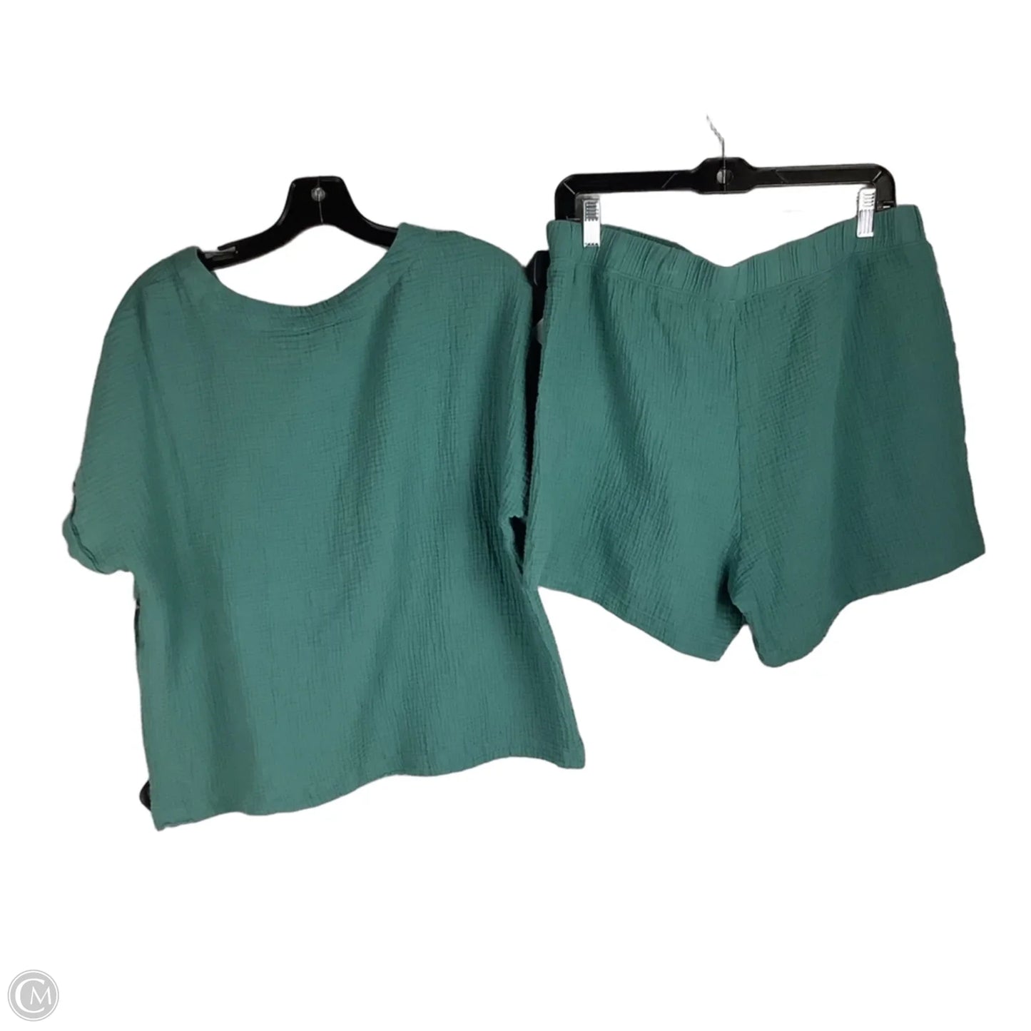 Shorts Set By Clothes Mentor In Teal, Size: Xl