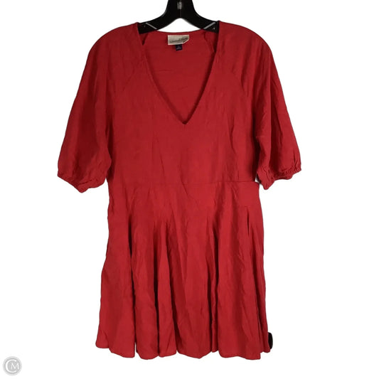 Dress Casual Short By Universal Thread In Red, Size: S